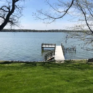 Pier view from the lower level patio